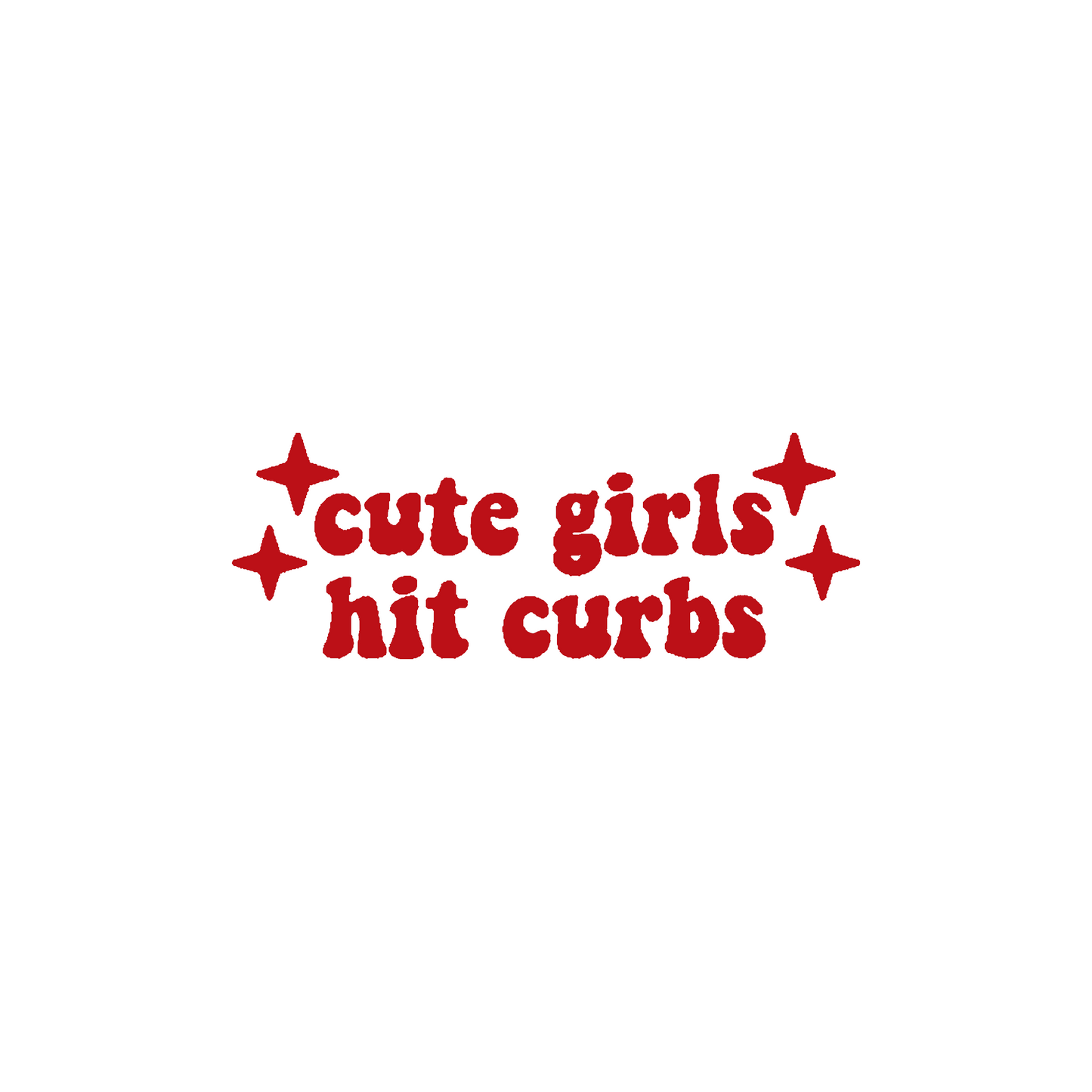 CUTE GIRLS HIT CURBS